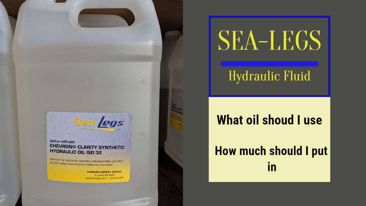 SeaLegs Hydraulic Fluid How much and what type? SeaLegs Pontoon Lift